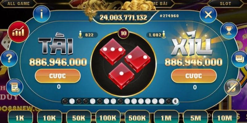 Tham gia chơi tài xỉu Bong88 qua vài bước đơn giản